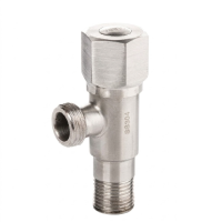 KARRO Кран кутовий нержавійка 1/2"х3/4" 03132S -2