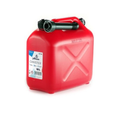 Каністра пластикова HDPE для палива 10 л з прозорою мірною смугою і лійкою + повітряний клапан (12 Atelie)