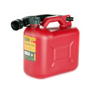 Каністра пластикова HDPE для палива 5 л з лійкою (СИЛА)