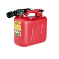 Каністра пластикова HDPE для палива 5 л з лійкою (СИЛА)