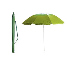 Парасолька пляжна з нахилом 1,8м (19/22) зелена (СИЛА)