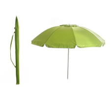 Парасолька пляжна з нахилом та клапаном 2м (19/22) зелений (СИЛА)