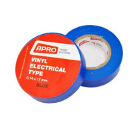 Ізоляцiйна стрiчка синя 0.14х17 мм 20 м (APRO)