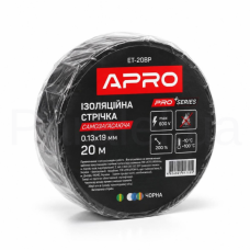 Ізоляцiйна стрiчка чорна 0.14х17 мм 20 м (APRO)