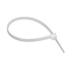 Стяжка кабельна багаторазова 5 х200 біла (100 шт) (APRO)