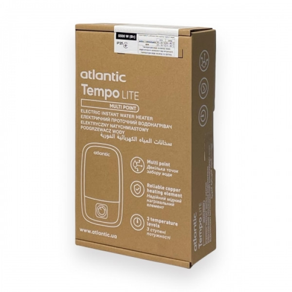 Бойлер Atlantic Tempo Lite Multi IECI-SW2C55 MP 5.5 kW