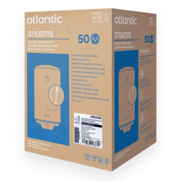 Бойлер Atlantic Steatite Elite VM 050 D400S-2-BC