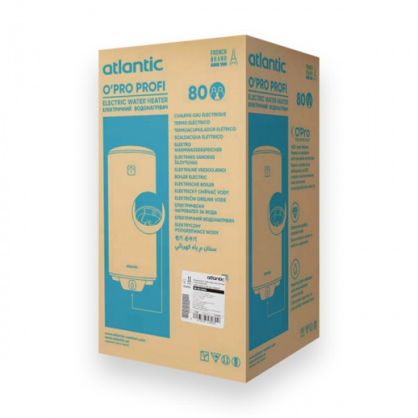Бойлер Atlantic Opro Horizontal НМ 080 D400-S (1500W)