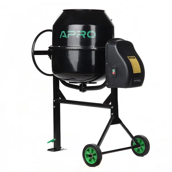 APRO Бетонозмішувач СМ-140 28-30 об/хв. 550 Вт, 140 л (вінець з чавуну)