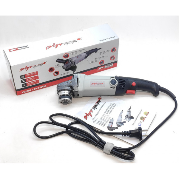 ЛУЧПрофі Мережева болгарка /1500Вт /11000об/хв/125мм /регулювання обертів