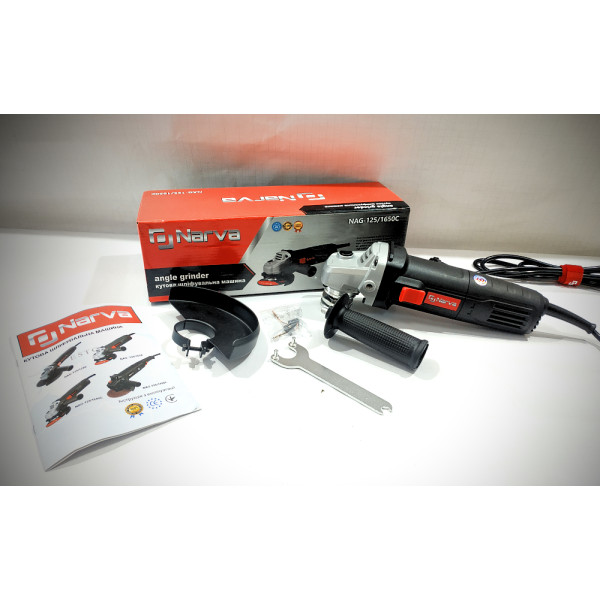 NARVA Болгарка /1650Вт/до 11000об/хв /Круг d125мм