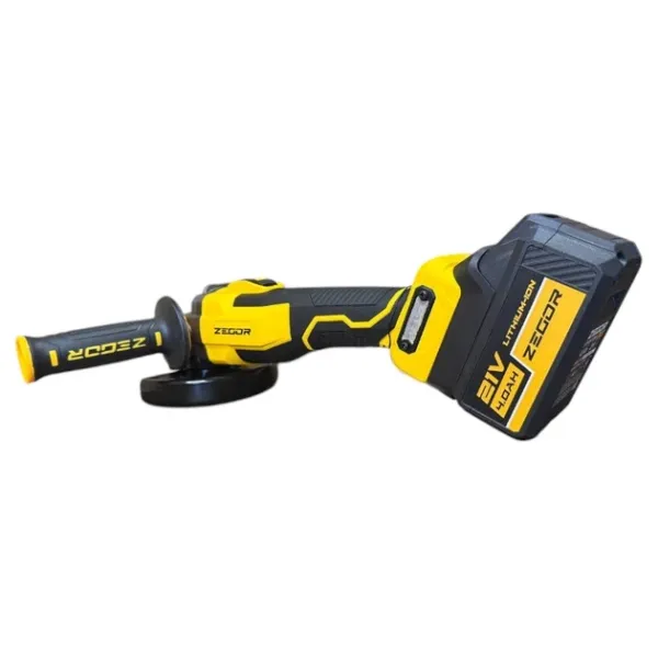 ZEGOR Акумуляторна болгарка 21v /в кейсі /1 акумулятор /круг d125 /36міс.гарантія