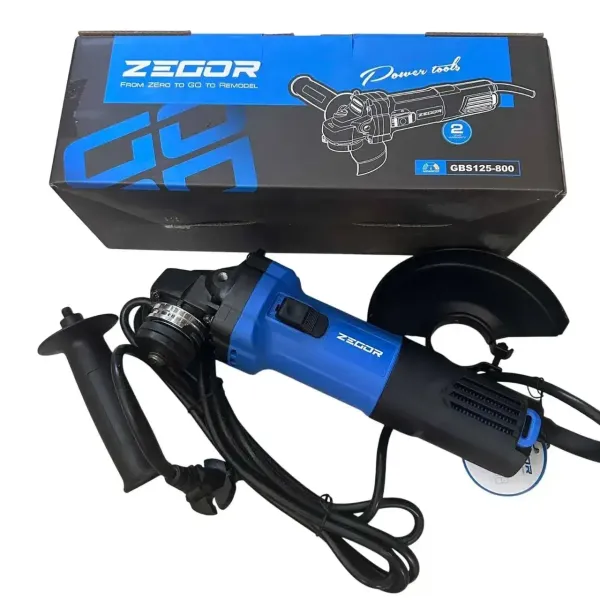 ZEGOR Мережева болгарка 800W /круг d125 /24міс.гарантія