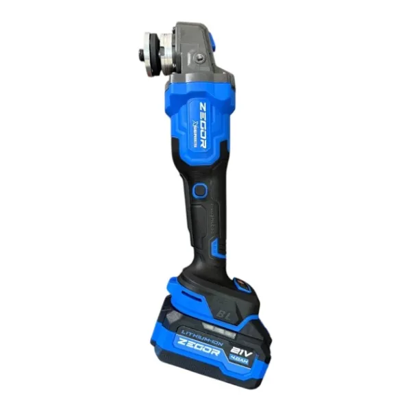 ZEGOR Акумуляторна болгарка 21v /в кейсі /2 акумулятора /круг d125 /24міс.гарантія