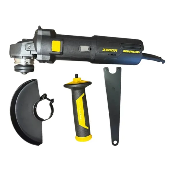 ZEGOR Мережева болгарка 1500W /круг d125/Безщіткова /Регулятор обертів/Плавний пуск /36міс.гарантія
