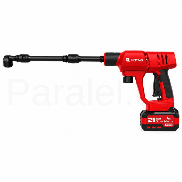 Мийка високого тиску акумуляторна Narva NPW-21/45BL, 21 В, до 45 бар, 240 л/год, без акумулятора