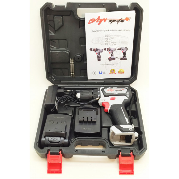 Акумуляторний шурупокрут 18В 0-1500об/хв ЛУЧПрофі