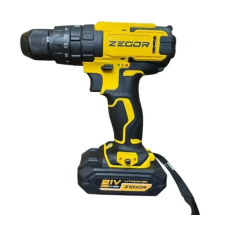 Акумуляторний шуруповерт ZEGOR 21v в кейсі ударний 36міс.гарантія