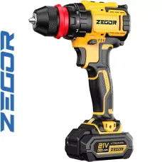 Акумуляторний шуруповерт ZEGOR 21v в кейсі ДФР 36міс.гарантія