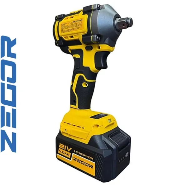 Акумуляторний гайковерт ZEGOR 21v в кейсі 1 акумулятор 36міс.гарантія