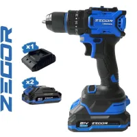 Акумуляторний шуруповерт 21v ZEGOR в кейсі безщітковий 24міс.гарантія 