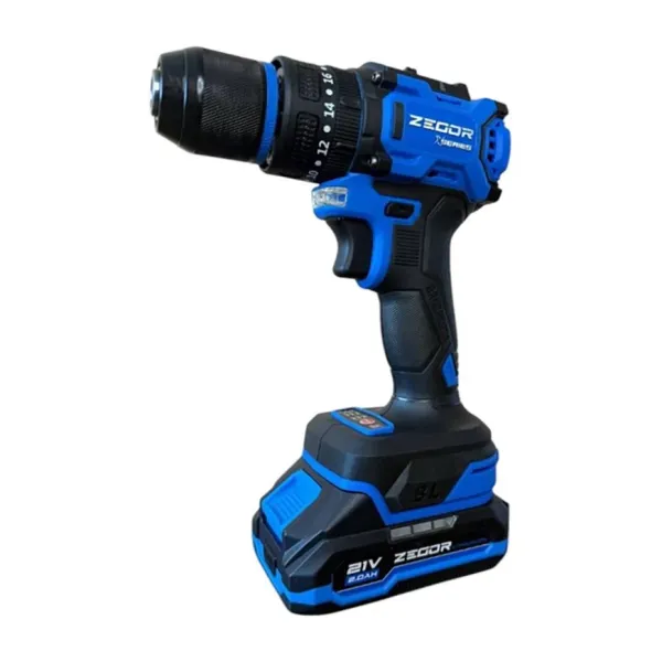 Акумуляторний шуруповерт 21v ZEGOR в кейсі безщітковий 24міс.гарантія 