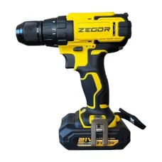 Акумуляторний шуруповерт ZEGOR 21v в кейсі безщітковий 36міс.гарантія