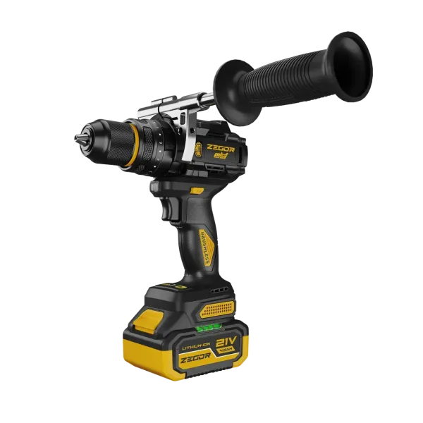 Акумуляторний шуруповерт ZEGOR 21v в кейсі безщітковий ударний 36міс.гарантія