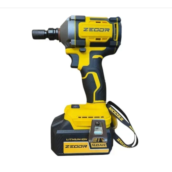 Акумуляторний гайковерт ZEGOR 21v в кейсі 1 акум.36міс.гарантія