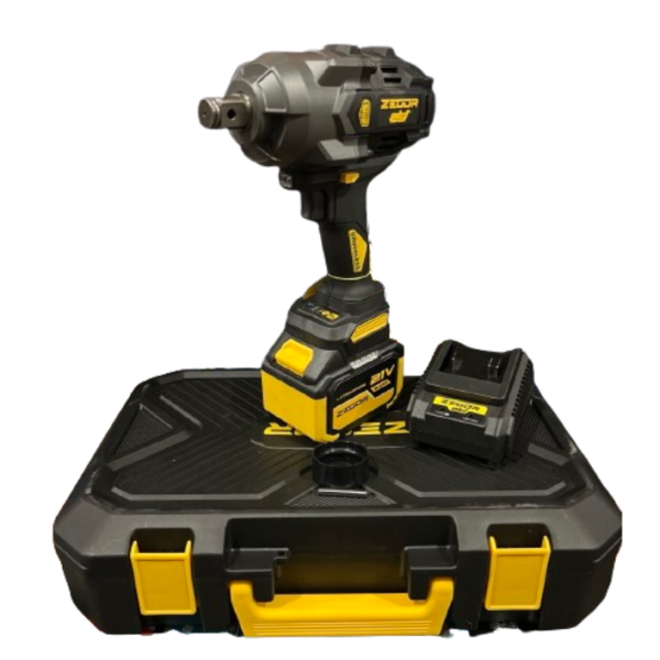 Акумуляторний гайковерт ZEGOR 21v в кейсі 1 акум.36міс.гарантія