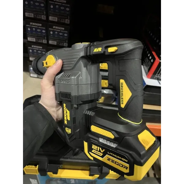 Акумуляторний перфоратор 21v ZEGOR бочковий 3,5Дж 36міс.гарантія