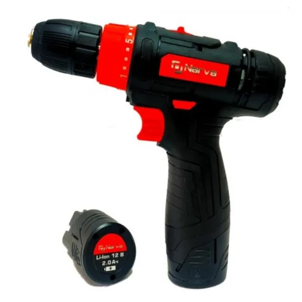 Акумуляторний шуруповерт безщітковий NARVA 12v в кейсі 12міс.гарантія