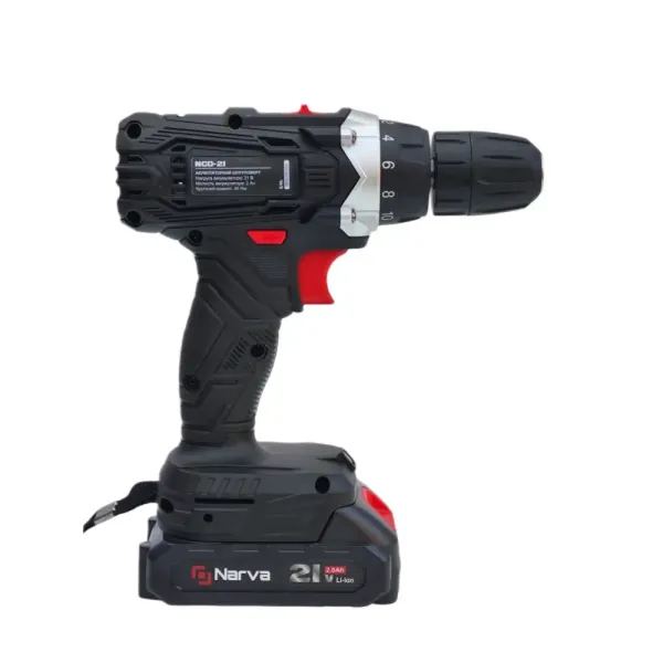 Акумуляторний шуруповерт безщітковий NARVA 21v в кейсі 12міс.гарантія