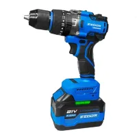 Акумуляторний шуруповерт ZEGOR 21v 1 АКБ 6А 24міс.гарантія