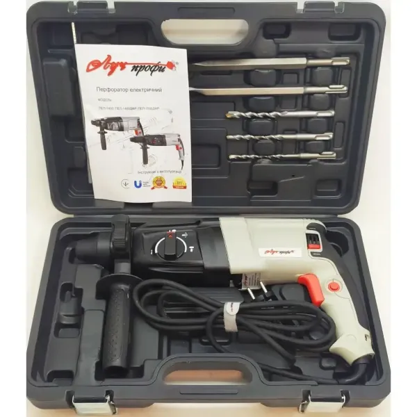 Перфоратор прямий ЛУЧПрофі 1400Вт 4Дж