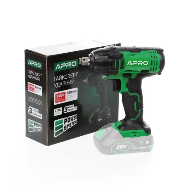 Гайковерт APRO 20 B Без АКБ ЗП