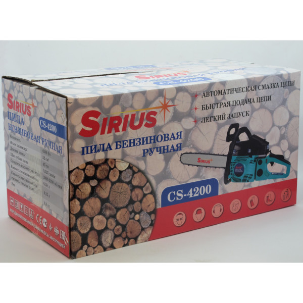 Бензопила CS-4200 /4200Вт/0-3200о/хв /SIRIUS