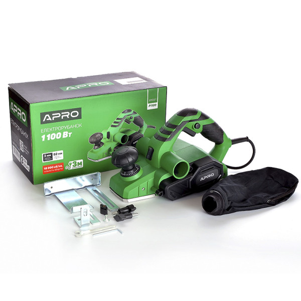Електрорубанок 1100P 82мм APRO