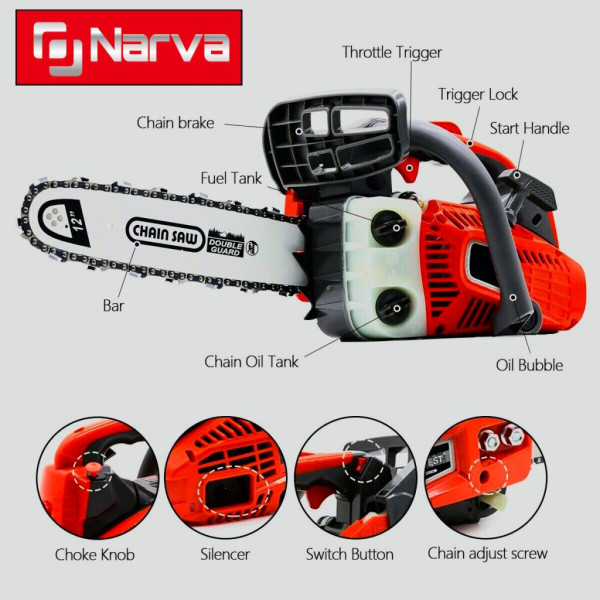Бензопила NGC-26-12/2600Вт NARVA