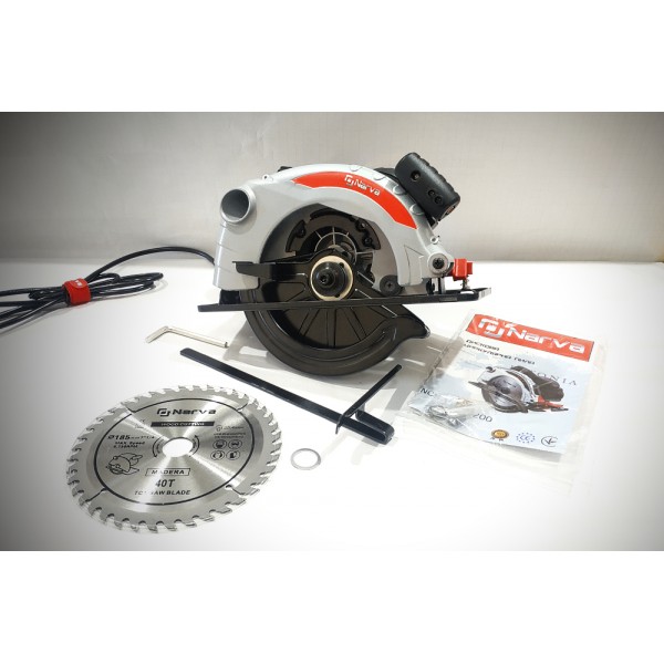 Дискова циркулярна пила 1800W /d185мм /12міс.гарантія /NARVA