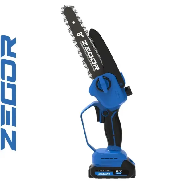 Акумуляторна пила 21v /шина 8"(20см) /1 АКБ /24міс.гарантія /ZEGOR