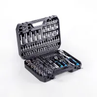 Набір насадок (інструментів) торцевих з тріскавкою CrV 1/4, 1/2 (90т) (110 одиниць) APRO