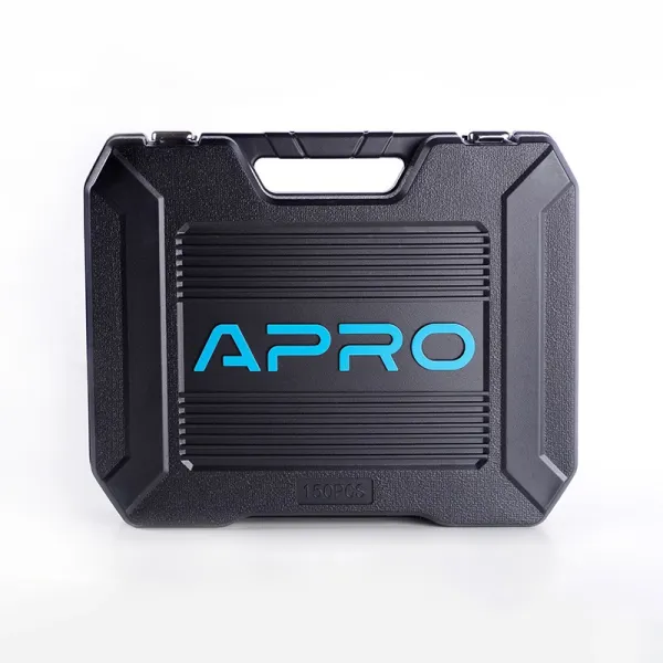 Набір насадок (інструментів) торцевих з тріскавкою CrV 1/4, 1/2 (90т) (110 одиниць) APRO