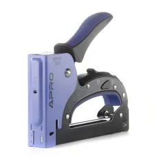 Степлер ресорний 3 в 1 для скоби 6-14мм сталевий корпус, двохпозиційне регулювання удару APRO