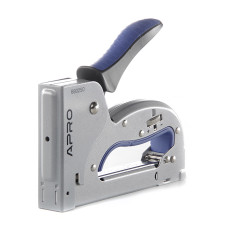 Степлер ресорний для скоби 4-14мм сталевий корпус регулювання удару колесом APRO