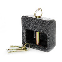 Замок навісний Краб (83x78x35мм), дисковий (фінський) ключ AURORA