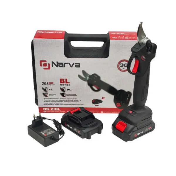 Акумуляторний сікатор 21v /d30mm /24міс.гарантія NARVA