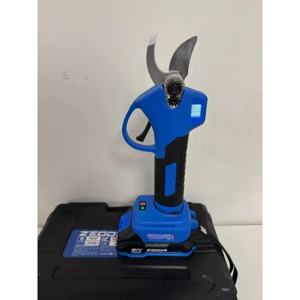 Акумуляторний електричний секатор ZEGOR 21v /до 32мм /24міс.гарантія