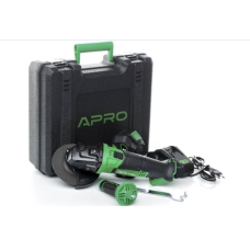 Шліфмашина акумуляторна кутова APRO 20AGS, 20В, Ø125, без АКБ, без ЗП