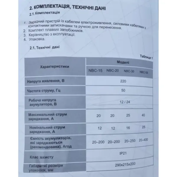 Зарядний пристрій NARVA 12-24V/ 12-20A/ 20-200Ah